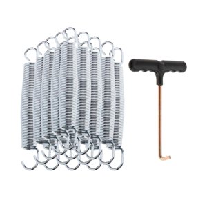 Ioensy - Muelles De Trampolín Para Exteriores, Repuesto De Piezas De Trampolín Resistentes, Resorte De 16Cm, 15 Uds.