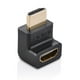 thumbnail image 2 of Adaptador Curvo Hdmi 2.0 4K/60Hz M/H Up Negro Ugreen Hd112, 2 of 3
