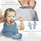 thumbnail image 4 of Vajilla Para Bebés De Silicona Juego De 8 Suplementos Para Bebés Vajilla Para Bebés Con Ventosas Babero Ajustable Sin Bpa Seguridad Alimentaria Muy Adecuada Para Regalos Para Bebés, 4 of 4