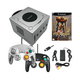 thumbnail image 1 of Nintendo GameCube Game Console Refurbished Bundle with 2 Retrofam Controllers (Silver & Black) & Metroid Prime Game, 1 of 7