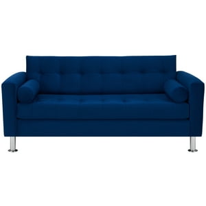Bodevir - Sofa Retro 3C Felpa 12 Azul Marino