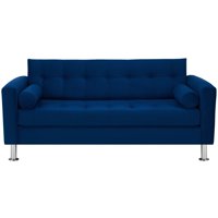 Bodevir - Sofa Retro 3C Felpa 12 Azul Marino