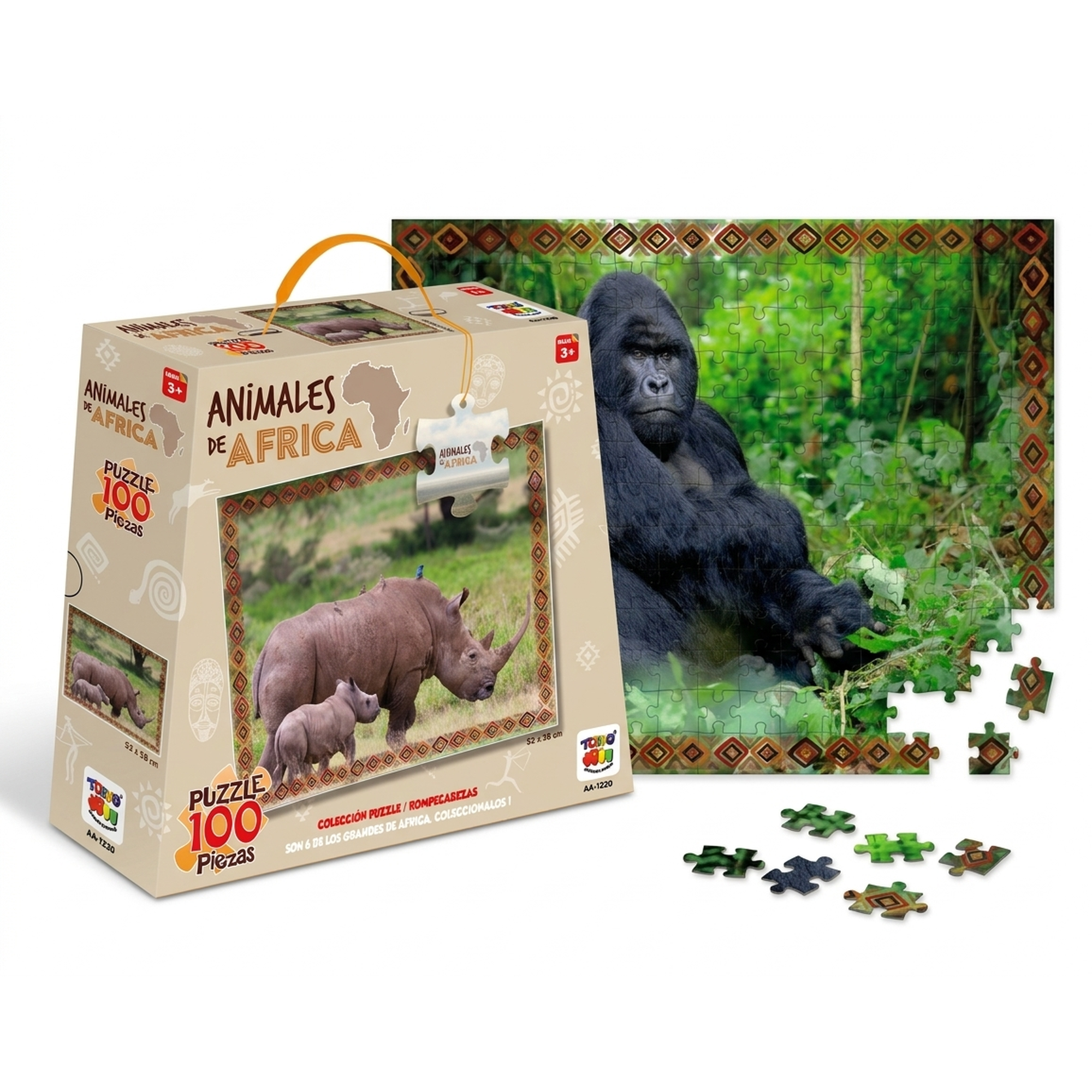 Puzzle Gorila (100 Piezas) - Toyng