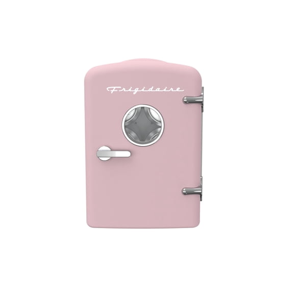 Minirefrigerador Frigidaire EFMIS171 retro portátil de 4 litros (rosa)