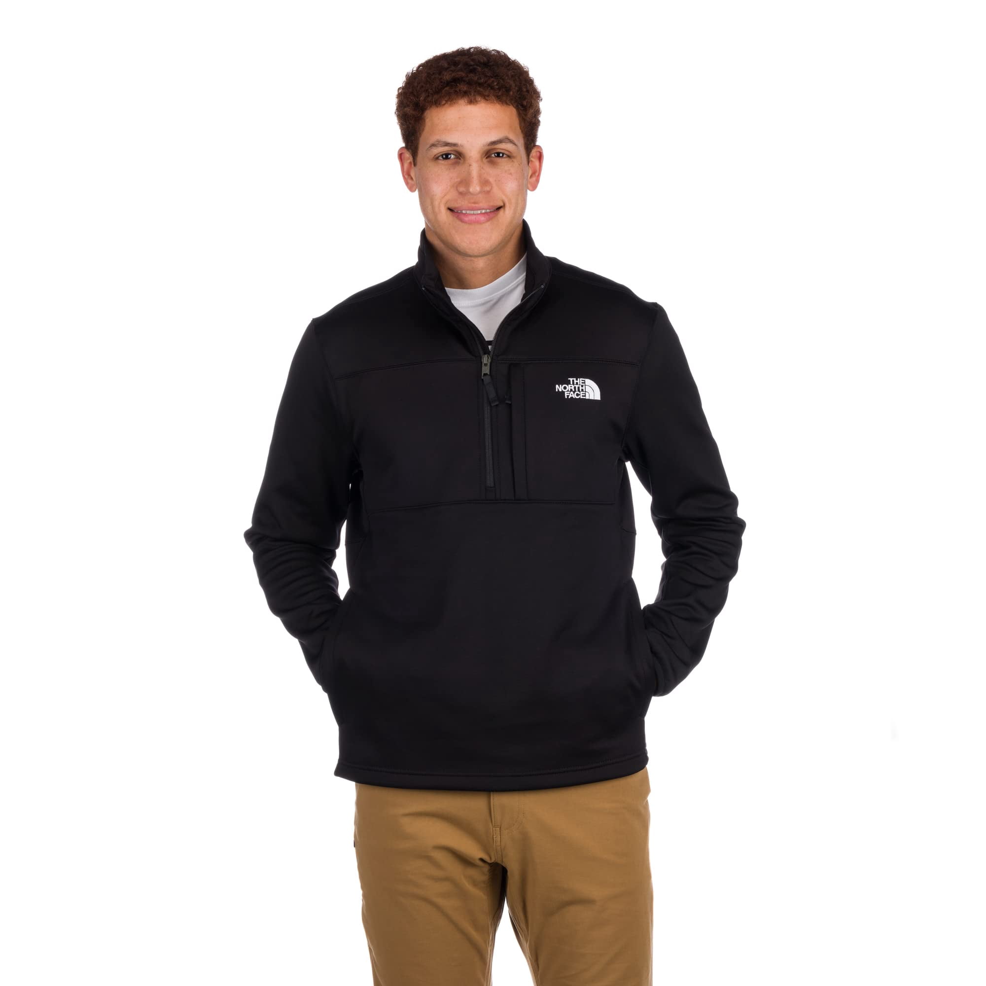 Chaqueta The North Face Astro Ridge ¼ Zip Para Hombre - Negro