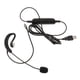thumbnail image 1 of Centro De Llamadas Auriculares Monoaurales Para Teléfono De Oficina + Cable En Espiral Conector USB Para Avaya, 1 of 5