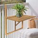thumbnail image 2 of Mesa Plegable Colgante Balcon Madera Acacia, 2 of 5