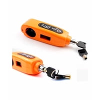 Genérico - Accesorios Moto Candado Antirrobo Manillar Naranja