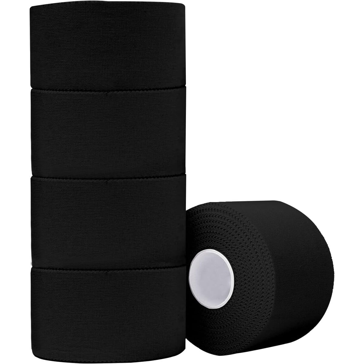 Cinta Deportiva Admitry Negra 5 Unid 1.5in X 10yds Latex Free