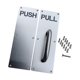 thumbnail image 4 of Tiradores De Puerta De Acero Inoxidable, Tiradores Resistentes Para Hoteles, Hogares Públicos, PUSH PULL Plateado, 4 of 5