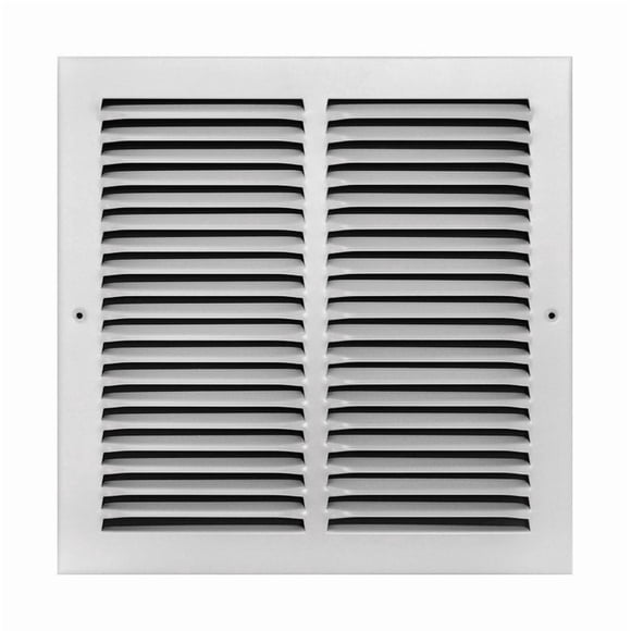 Parrilla Return Air Tru Aire de 30,48 cm de alto x 30,48 cm de ancho, 1 vía, blanca