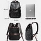 thumbnail image 3 of Leather Men Backpack, Vintage 15.6 inch Laptop Daypack, Waterproof Durable Travel Knapsack, College Leather Rucksack, 3 of 3