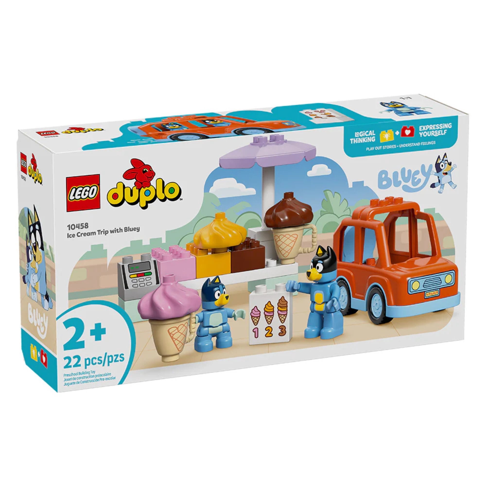 Lego Excursión A La Heladería Con Bluey