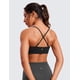 thumbnail image 2 of Sujetador deportivo CRZ YOGA Butterluxe con cuello en V para mujer negro, 2 of 6