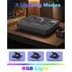 thumbnail image 4 of Reproductor de CD Portátil HOVOYNN Bluetooth Luz RGB USB AUX, 4 of 8