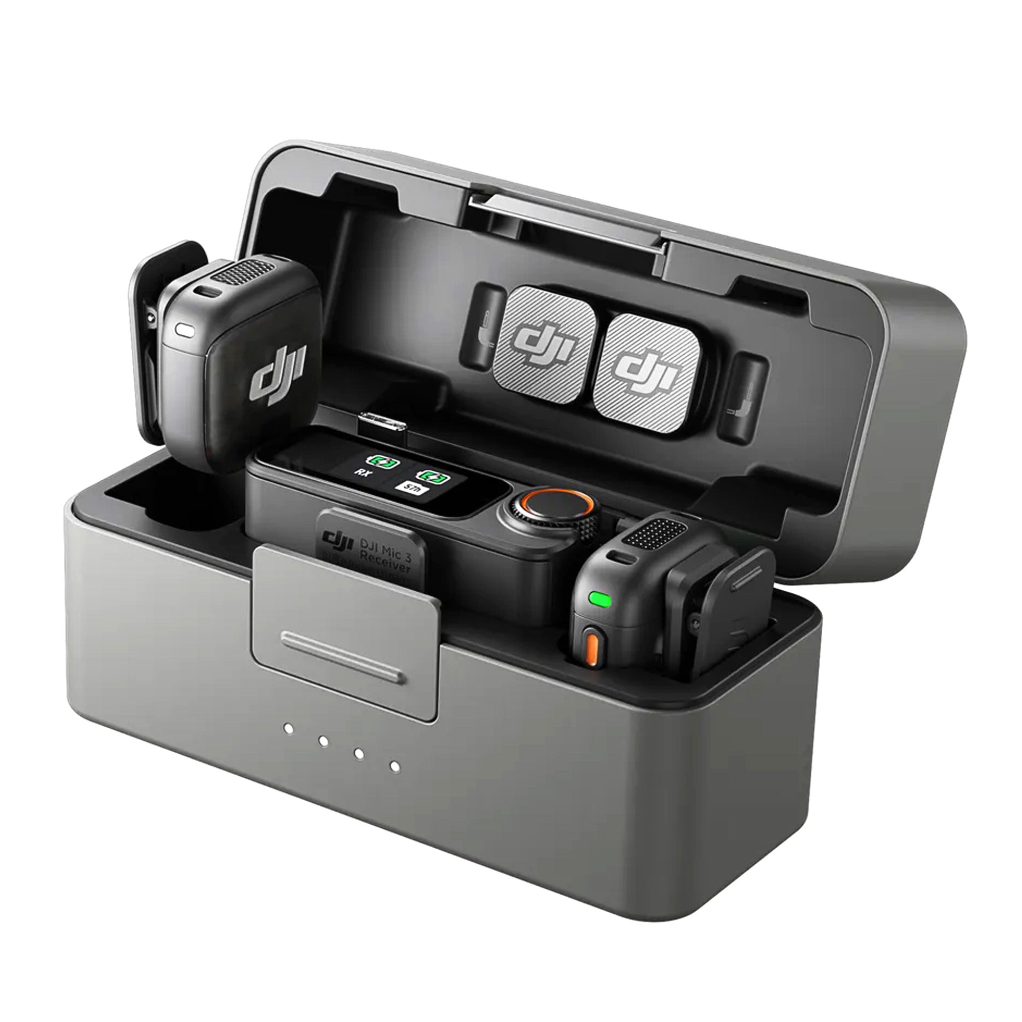 Microfono Dji Mic 3 (2 Transm + Receptor Y Estuche De Carga)