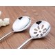 thumbnail image 5 of Juego de 6 cucharas ranuradas para servir sopa, acero inoxidable 410 pulido espejo, colador de buffet, para cocina y hogar, 7.7'' (cucharas ranuradas), 5 of 5