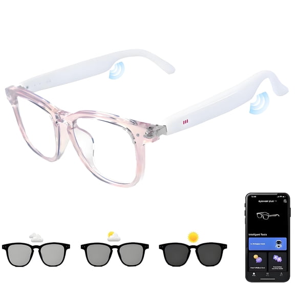 Lentes Inteligentes Con Traducción Por Ia Bluetooth Y Filtro De Luz Azul