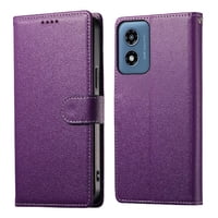 Funda Para Foxdock Motorola Moto G Play 2024 4G– Cuero Premium, 3 Ranuras Para Tarjetas, Protección Contra Impactos