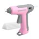 thumbnail image 1 of Minipistola inalámbrica de pegamento caliente WORKPRO, rosa, recargable con varillas, 1 of 8