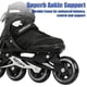 thumbnail image 5 of Patines en línea Nattork talla 12 negro con malla, 5 of 7