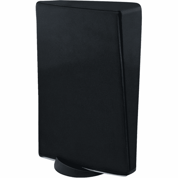 Funda protectora contra el polvo para PS5, funda protectora impermeable antiarañazos con corte de precisión para la consola PlayStation 5 Digital Edition y Ultra HD Edition-Negro