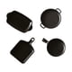 thumbnail image 4 of 4x Utensilios De Cocina Para Casa De Mu?ecas, Accesorios, Adornos, Sartén Para Carne, Modelos De Placa De Horno De Aleación, Color Negro, 4 of 5