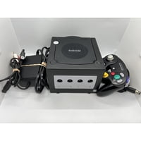 Nintendo Consola Gamecube Negra Con Cables De Alimentación Y Av Usados