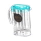 thumbnail image 4 of Jarra de agua, tetera para té helado, recipiente de regalo para el hogar con asa, jarra de agua para refrigerador, jarra para té helado, bebida, limon Azul rectangular, 4 of 5