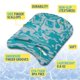 thumbnail image 4 of Tabla de Patada Pro Aviana 27 cm Azul Tie‑dye Libre de BPA, 4 of 7