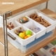 thumbnail image 4 of Caja de almacenamiento MACOPRO 17QT de plástico con bandeja extraíble blanca, 4 of 9