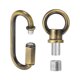 thumbnail image 1 of Kit de tuerca de ojo de elevación M10 de 1 paquete, anillo de tornillo de perno, 132 lbs bronce, 1 of 7