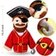 thumbnail image 4 of Marioneta de peluche ZJoey Pirate de 36 cm con boca móvil, 4 of 7