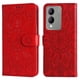 thumbnail image 4 of Funda tipo cartera FOXDOCK para Vivo Y17s , diseño girasol en relieve, cuero PU, cierre magnético, soporte y tarjetero, 4 of 5