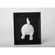 thumbnail image 1 of Escultura cola de gato decorativa negro, 1 of 2