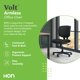 thumbnail image 3 of Silla de oficina HON Volt sin brazos, ergonómica, de tela negra, 3 of 7