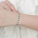 thumbnail image 4 of Pulseras de Tenis de Moissanita de 4 Mm para Mujer y Hombres Color D Claridad VVS1 Pulseras de Tenis para Mujer Pulsera de Cadena para Hombre de Plata Esterlina 925 Joyería 16-23 Cm, 4 of 7