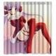thumbnail image 1 of Cortina de ducha para niña con ganchos, tamaño 66 x 72 pulgadas, 1 of 3