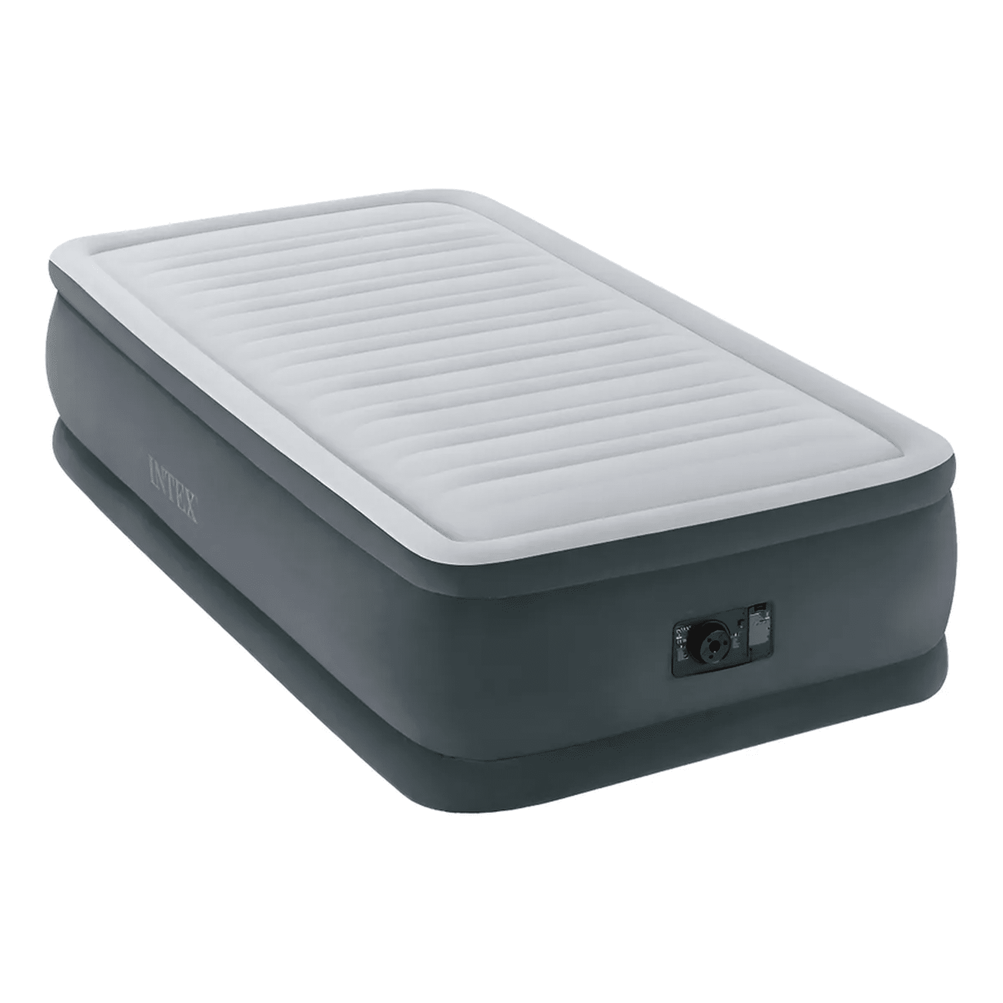 Genérico - Colchón Inflable Eléctrico Intex 1,5 Plazas Gris // Bamo