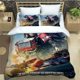 thumbnail image 1 of x834 Bed SheetsAutobot Transformers Cartoon Bedding Set, Polyester, Digital Printing, Luxury Birthday Gift 3-Piece Bedding Set (1 Duvet Cover + 2 Pillow Shams) nj834, 1 of 5