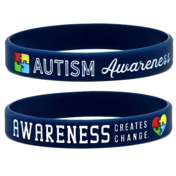 Pulseras De Silicona Para Concientizar Sobre El Autismo Paquete De 6