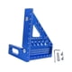 thumbnail image 2 of Regla de medición 3D de múltiples ángulos, herramienta de medición de diseño de alta precisión, transportador cuadrado de carpintería para carpintero, Azul, 2 of 5