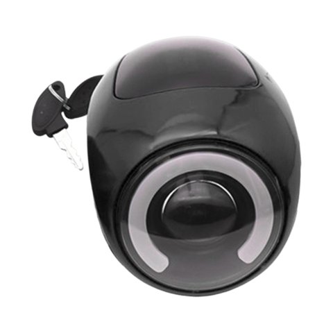 Ioensy - Kit De Montaje De Faros Para Bicicleta Eléctrica, 48-60V, Faro Para Bicicleta Eléctrica De Fácil Montaje, Color Negro