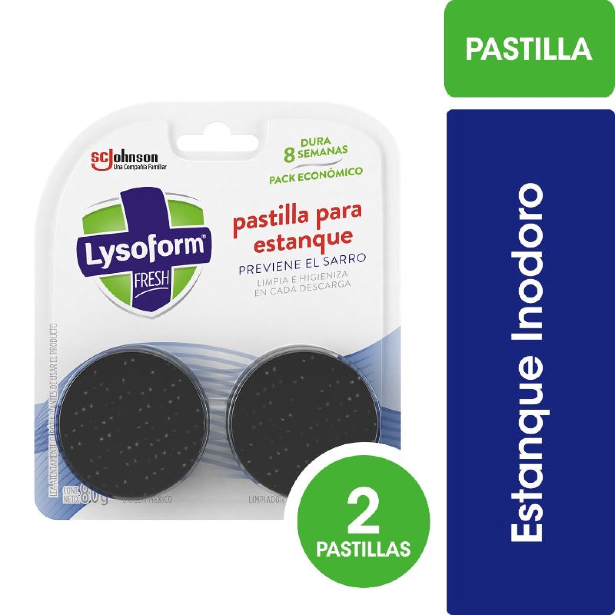 Pastilla Estanque Inodoro Original Pack. 2 Un Lysoform