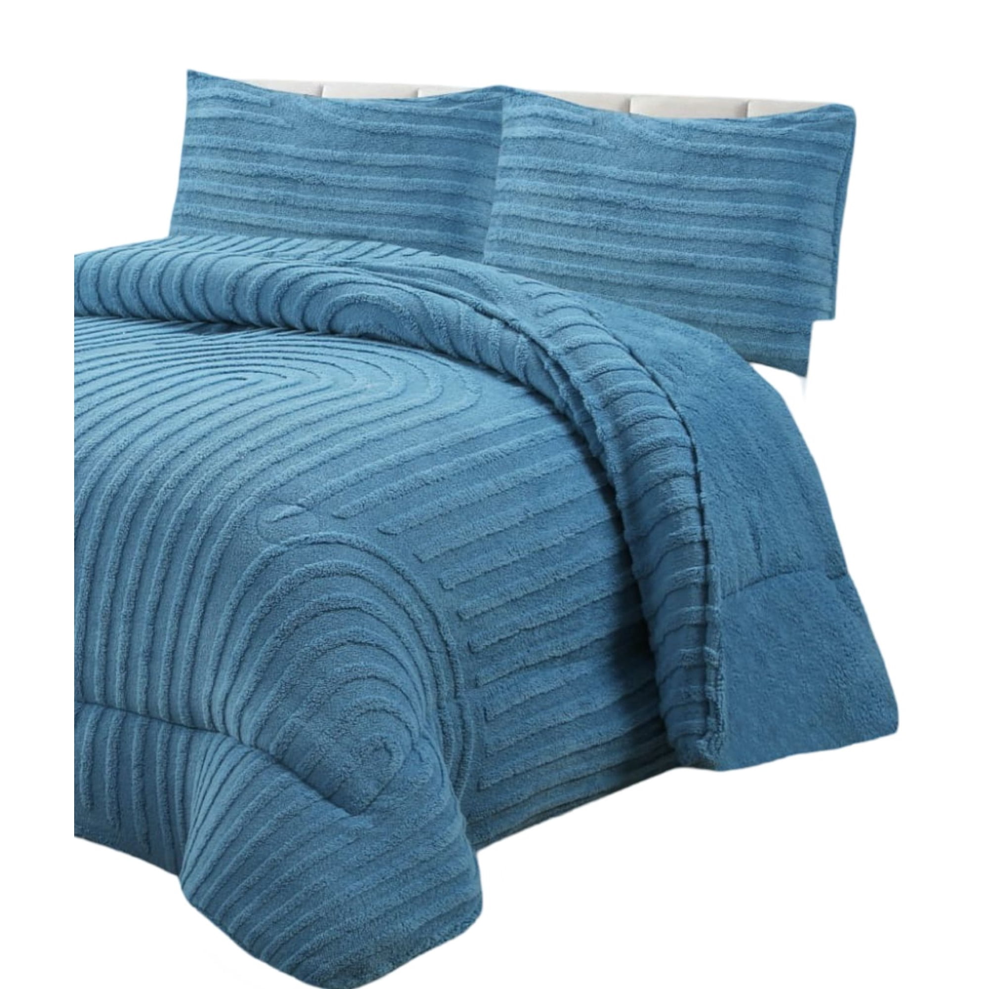 Todo Para El Hogar - Cobertor Grueso Para Invierno King - Super King Celeste