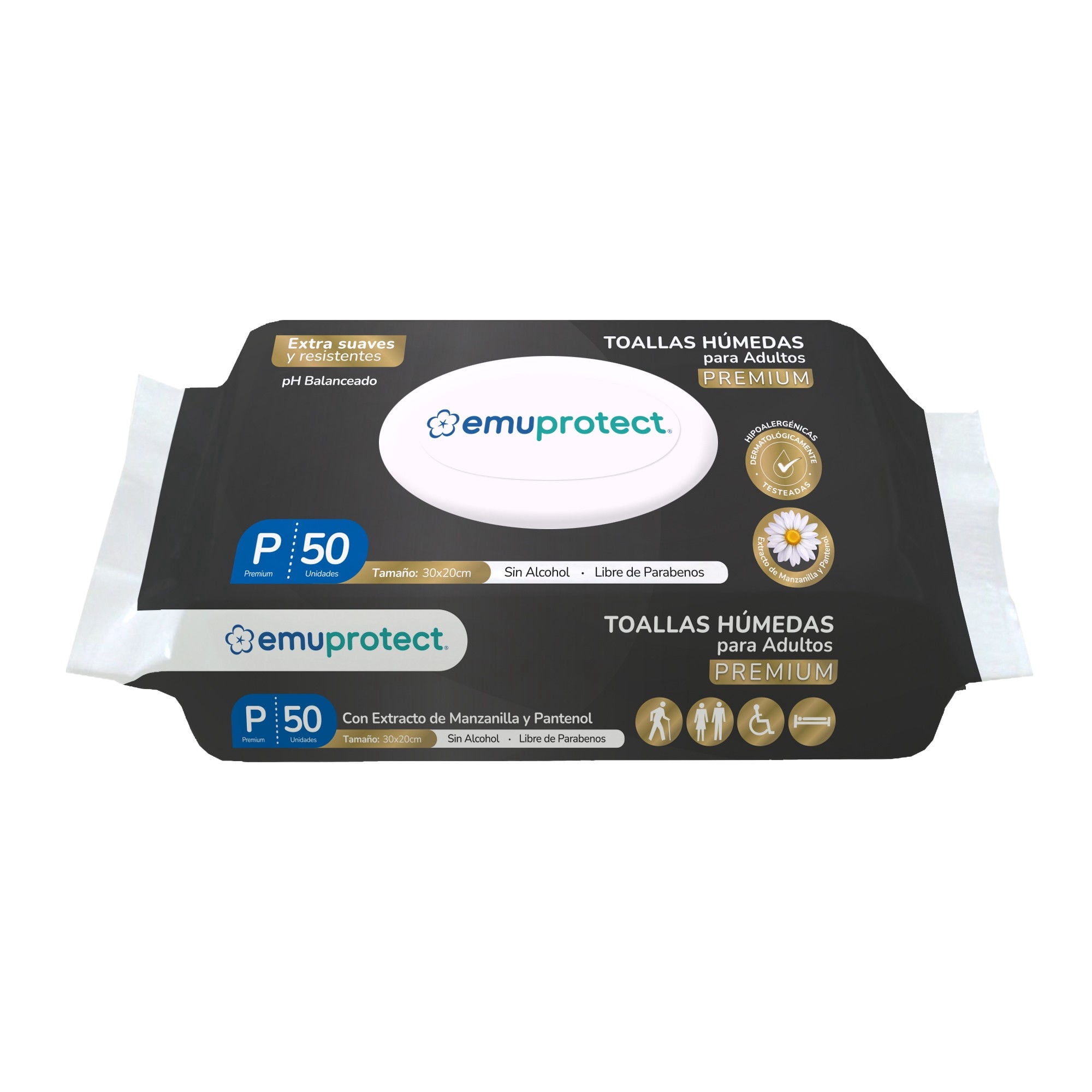 Toallitas Húmedas Emuprotect Para Adultos