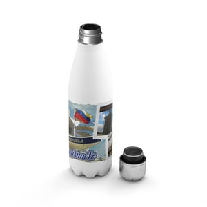 Creango - Botella Agua Termica Venezuela 7 De Acero Inoxidable