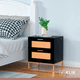 thumbnail image 2 of Pack de 2 Veladores Rattan Dark Dos Cajones, 2 of 4