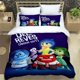 thumbnail image 1 of inside out duvet cover pillowcase gift furniture room bedroom decor bedding set kit boy girl duvet cover cartoon Bed Sheets, 1 of 5