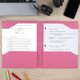 thumbnail image 3 of Carpeta Five Star de 2 Bolsillos Rosa Prom 21x28 cm 3 Anillas, 3 of 6